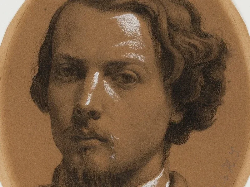 1821-Johannes Niessen - Ritratto di un giovane uomo